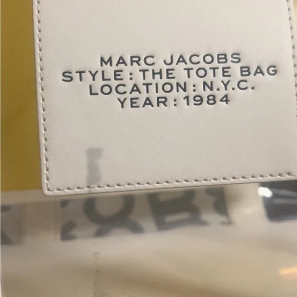 Marc Jacobs Clear and Yellow Tote Bag - Picture 6 of 7
